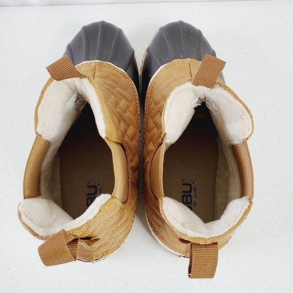 Jambu JBU Paisley Waterproof Boots Size 9 Pull-on Leather Rubber Ankle Booties - Picture 9 of 14